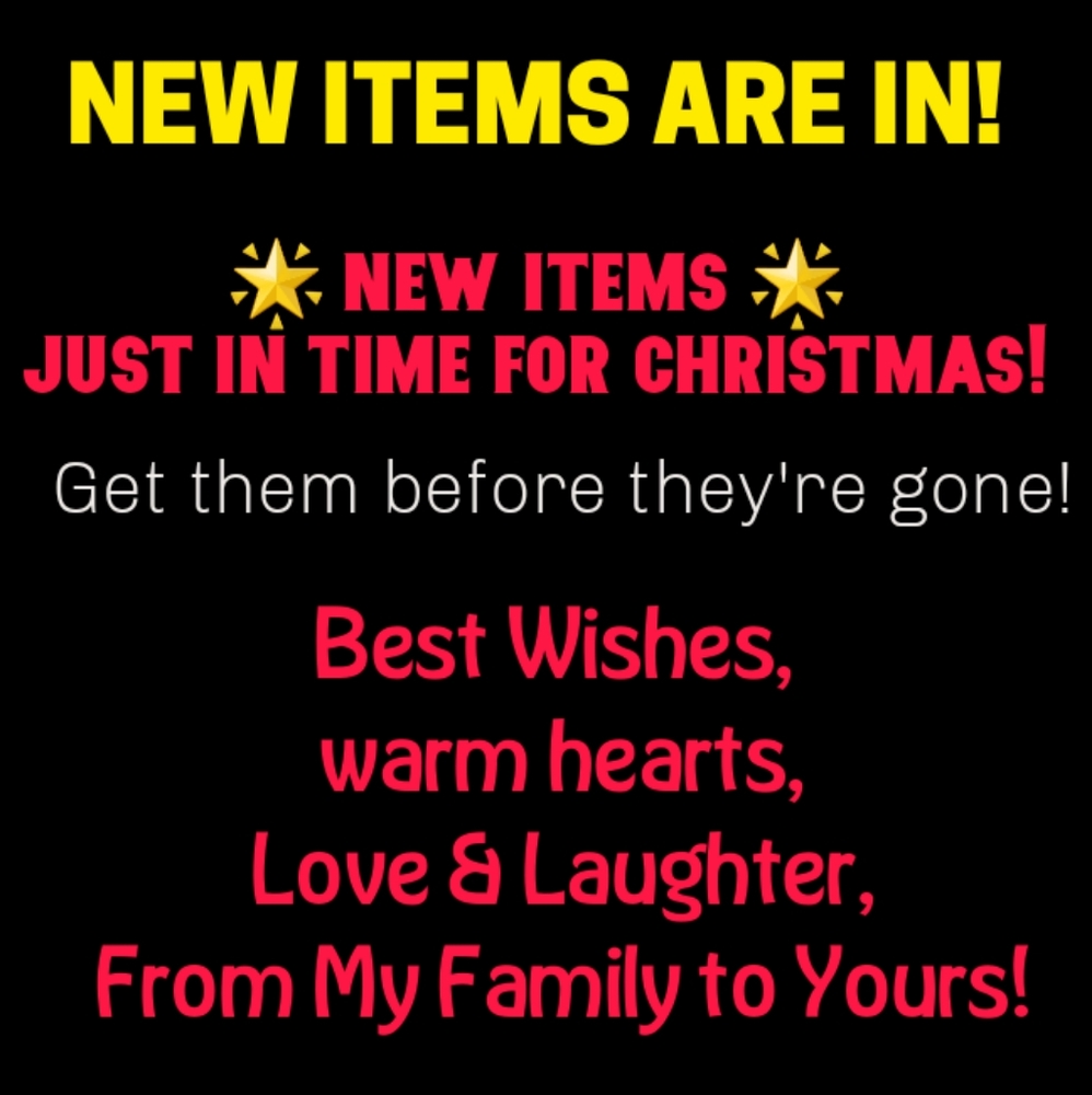 New Items & Goals!